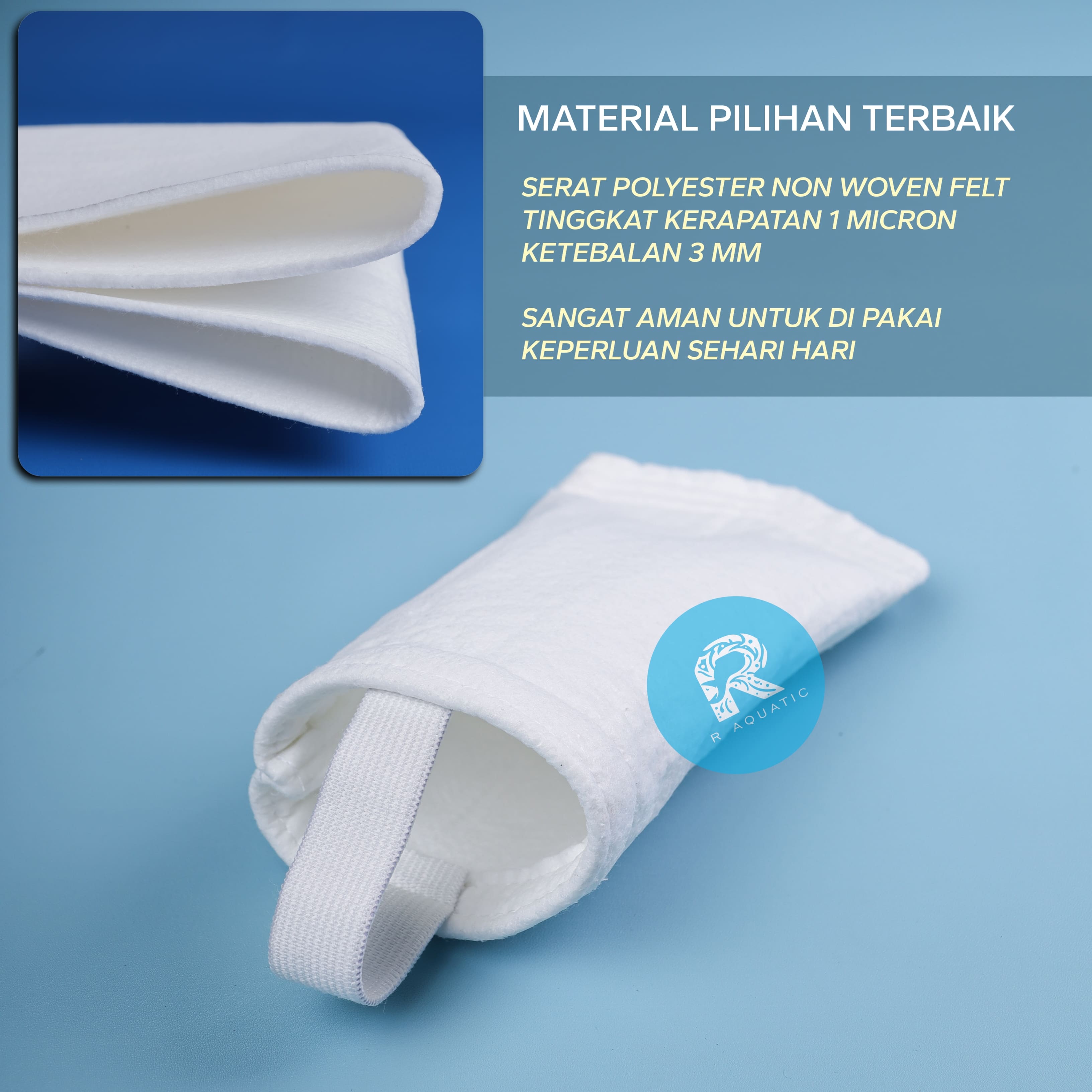 KAIN SARINGAN KERAN AIR 15 x 30 ONE MICRON